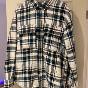 plaid jacket with hoodie
